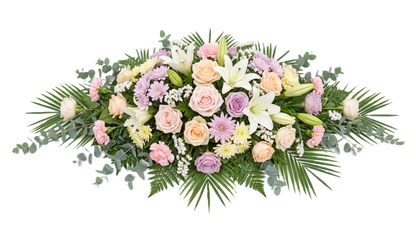 Elegant Casket Spray Tribute