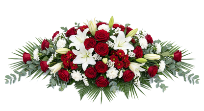 Elegant Casket Spray Tribute