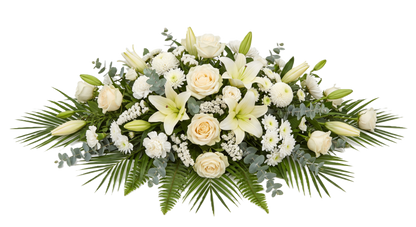 Elegant Casket Spray Tribute