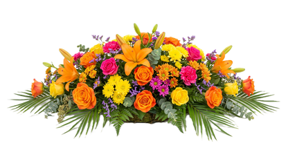 Elegant Casket Spray Tribute