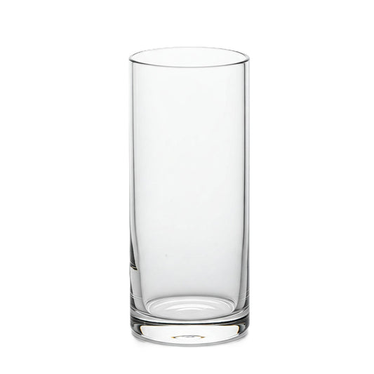 Elegant clear glass vase for turning fresh flower bouquets into ready-to-display arrangements, delivered in South Auckland.