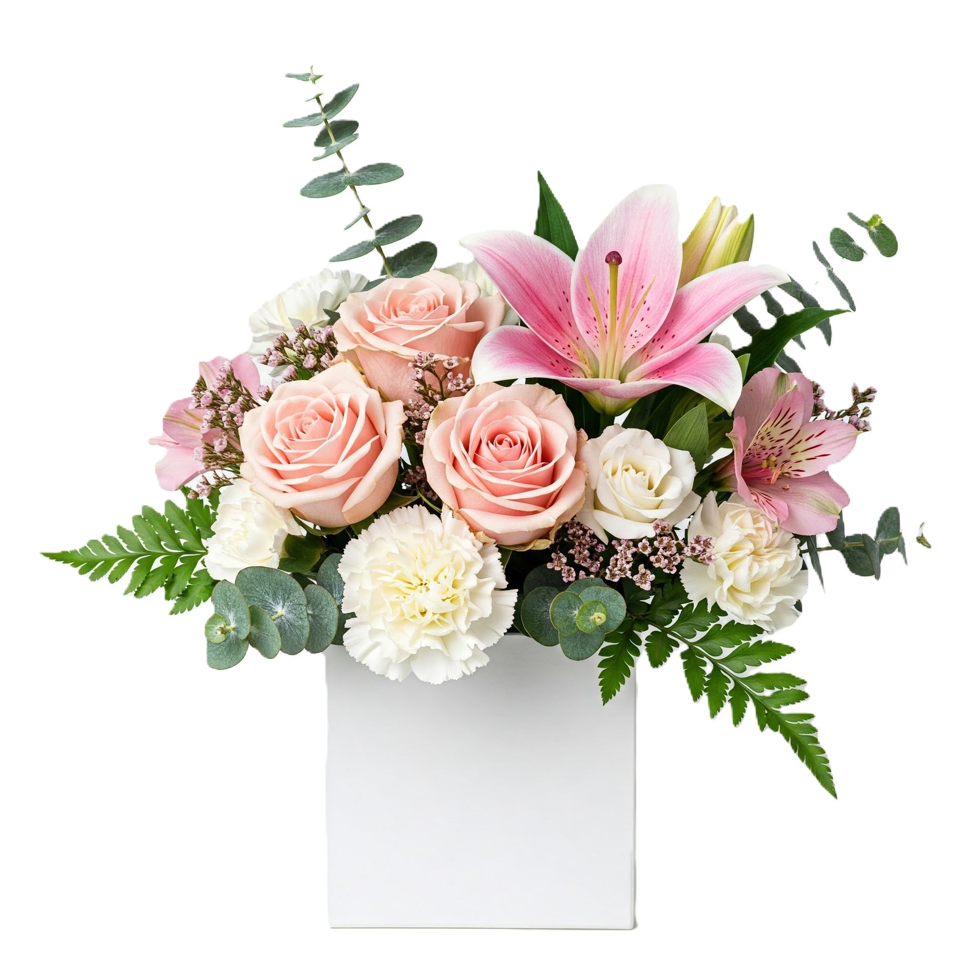 Beautiful sweetest mum flower bouquet featuring soft feminine blooms, hand-crafted for Mother's Day delivery in South Auckland.